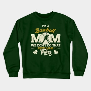 Baseball Mom Crewneck Sweatshirt